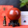 Quả Cầu Ngọc Bích Đỏ - 2,06kg - M0210206