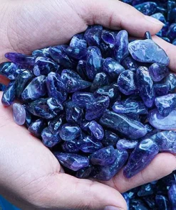 Vụn Đá Thạch Anh Tím Mài Bóng - M2561