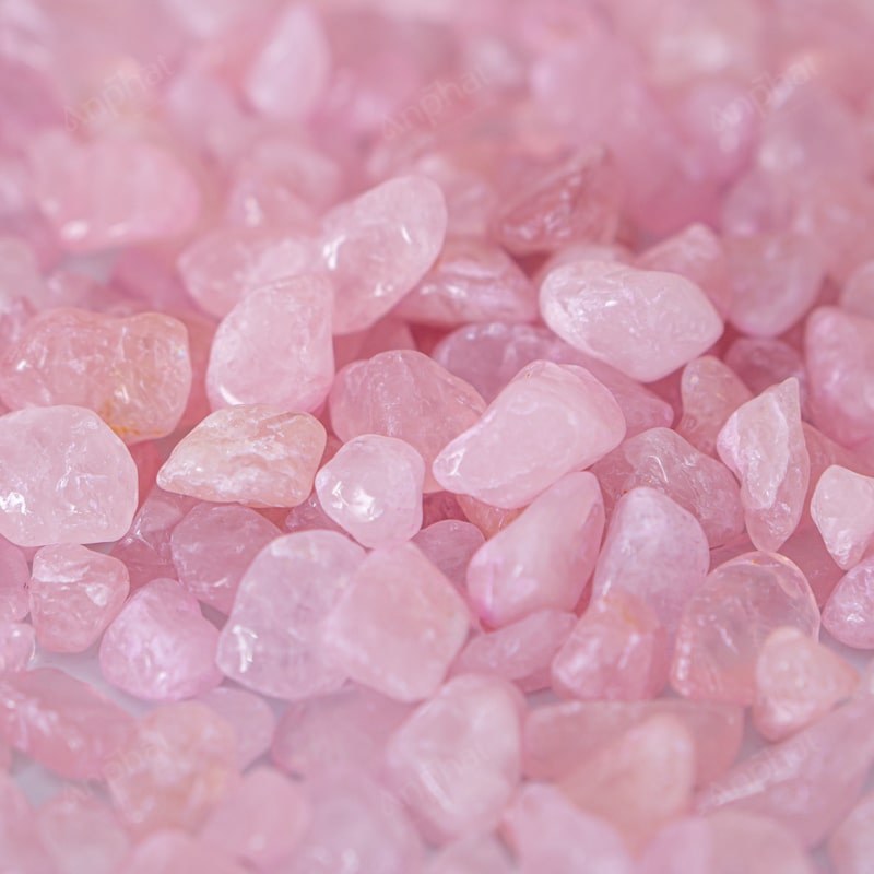 Đá Thạch Anh Vụn Hồng Mài Bóng 1A 001-0761A-1020