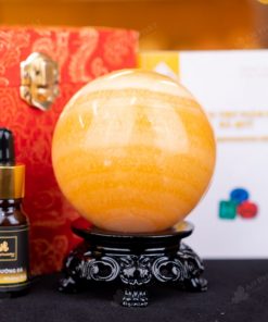 Quả Cầu Ngọc Hoàng Long (Onyx) Vàng - 0,71kg - M1836071