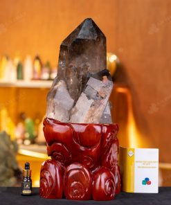 Trụ Đá Thạch Anh Khói Thô - 7,03kg - M1455703