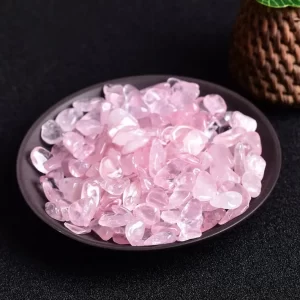 Vụn Đá Thạch Anh Hồng Mài Bóng - M04024