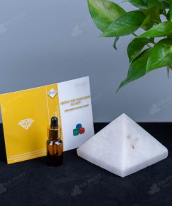 Kim Tự Tháp Đá Thạch Anh Trắng - 0,92kg - M2630092