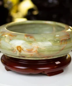 Minh Đường Tụ Thủy Onyx Xanh - 40cm - M22781