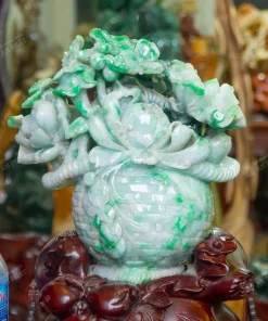 Tác Phẩm Bình Hoa Phú Quý Ngọc Phỉ Thúy - AP0011