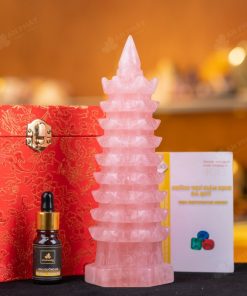 Tháp Văn Xương Thạch Anh Hồng - 1,03kg - M2073103