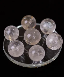 Thất Tinh Trận Đồ Thạch Anh Trắng 15cm