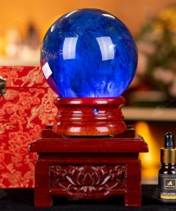 Quả Cầu Đá Núi Lửa Xanh Nước Biển - 1,64kg - M2907164