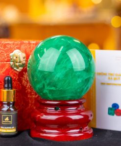 Quả Cầu Thạch Anh Xanh - Fluorite Xanh - 1,24kg - M1879124