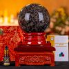 Quả cầu từ đá thạch anh đen