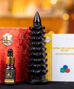 Tháp Văn Xương Obsidian Đen - 0,4kg - M064904