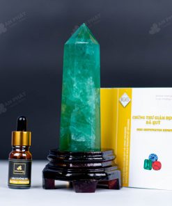 Trụ Thạch Anh Xanh - Fluorite Xanh - 0,59kg - M0752059