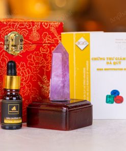 Trụ Thạch Anh Tím - 0,058kg - M27220058