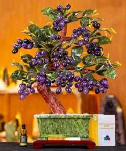 Cây Nho Đá Thạch Anh Tím - 48cm - M2952568