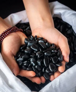 Đá Obsidian Đen Vụn Mài Bóng 1A 001-0641A-1020