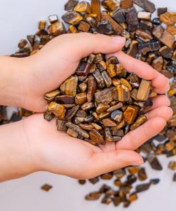 Đá Thạch Anh Vụn Mắt Hổ Mài Bóng 1A 001-0411A-1020