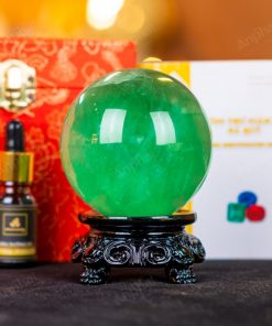 Quả Cầu Thạch Anh Xanh - Fluorite Xanh 4A - 0,78kg - M1879078