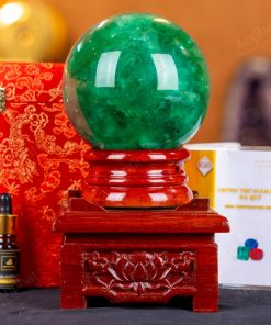 Quả Cầu Thạch Anh Xanh - Fluorite Xanh 4A - 2,56kg - M1879256