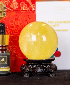 Quả Cầu Thạch Anh Vàng 2A - 0,31kg - M2606031