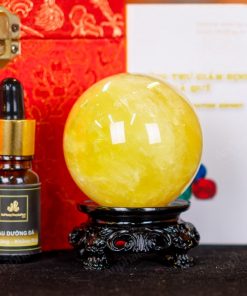 Quả Cầu Thạch Anh Vàng 2A - 0,311kg - M26060311