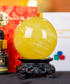 Quả Cầu Thạch Anh Vàng 2A - 0,56kg - M2606056