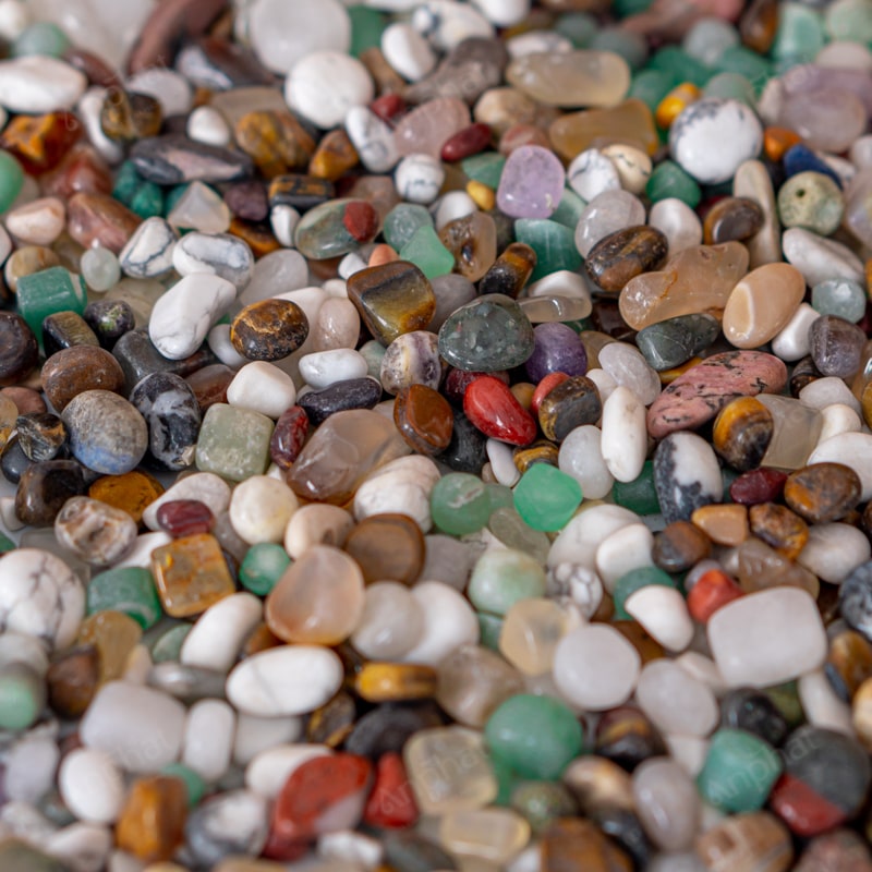 Đá Thạch Anh Vụn Ngũ Sắc Bóng 1A 001-0781A-1020