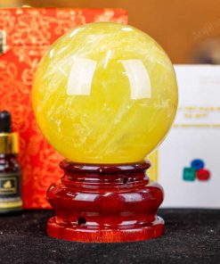 Quả Cầu Thạch Anh Vàng 1A - 1,47kg - M1977147