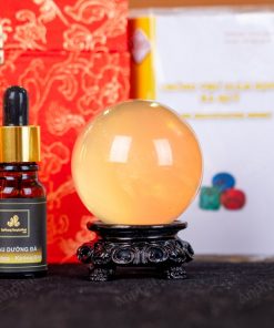 Quả Cầu Thạch Anh Vàng 2A Có Sao - 0,231kg - M26060231