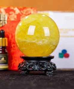 Quả Cầu Thạch Anh Vàng 2A Có Sao - 0,67kg - M2606067