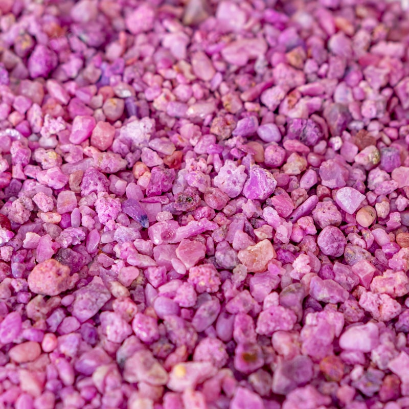 Vụn Ruby Đỏ 1A 004-0671A-25