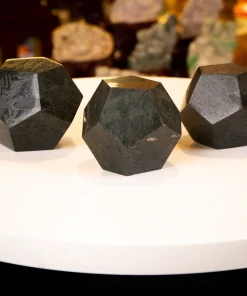 Quả Cầu Đa Giác 12 Mặt Serpentine Xanh - M1414