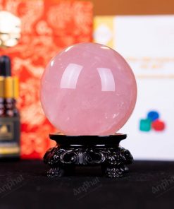 Quả Cầu Thạch Anh Hồng Có Sao - 0,33kg - M1479033