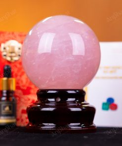 Quả Cầu Thạch Anh Hồng Có Sao - 1,07kg - M1479107