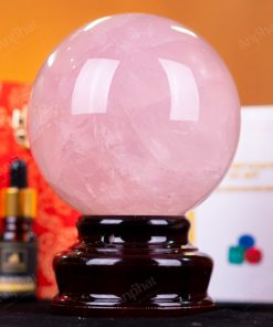 Quả Cầu Thạch Anh Hồng - 1,651kg - M14791651