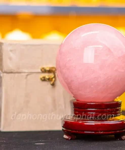 Quả Cầu Thạch Anh Hồng 4A - 3,24kg - M14792
