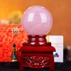 Quả Cầu Thạch Anh Hồng 4A Có Sao 2,22kg 011-0764A-2.22