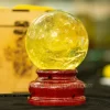 Quả Cầu Thạch Anh Vàng - 1,21kg - AH010