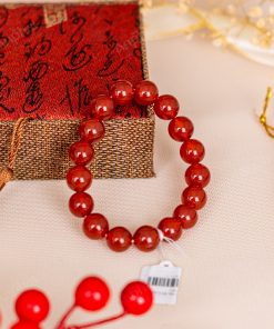 Vòng Tay Mã Não Đỏ 1A 12 Ly 079-0301A-12