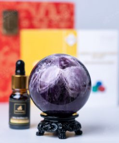 Quả Cầu Thạch Anh Tím Hoa Chanh - 0,45Kg - M2598045