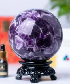Quả Cầu Thạch Anh Tím Hoa Chanh - 2,62Kg - M2598262