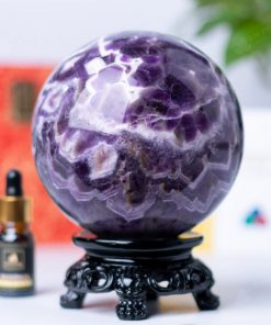 Quả Cầu Thạch Anh Tím Hoa Chanh - 2,68Kg - M2598268
