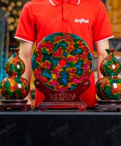 Bộ Đôi Hồ Lô - Đồng Điếu Ngọc Serpentine - M29053