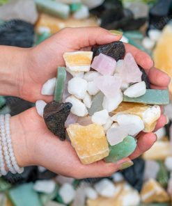 Đá Thạch Anh Ngũ Sắc Vụn Thô 3A 003-0783A-25