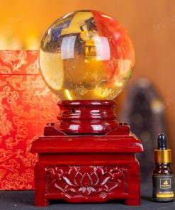 Quả Cầu Đá Núi Lửa Vàng - 1,92kg - M2155192