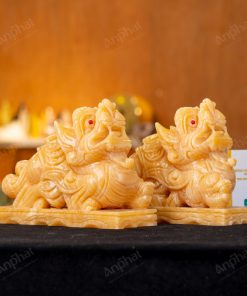 Cặp Tỳ Hưu Ngọc Hoàng Long - 25cm - M26921