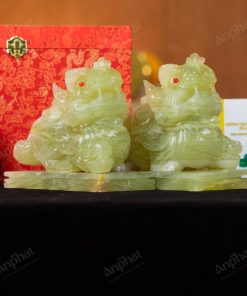 Cặp Tỳ Hưu Onyx Xanh - 20cm - M2535