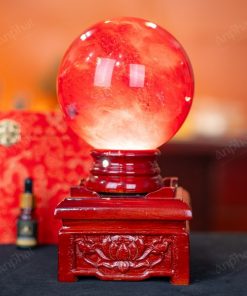 Quả Cầu Đá Núi Lửa Đỏ 3A 2,97kg 011-0593A-2.97