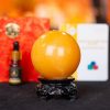 Quả Cầu Ngọc Hoàng Long (Onyx) Vàng - 0,703kg - M18360703