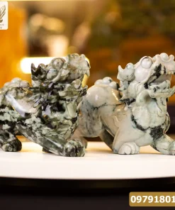 Cặp Tỳ Hưu Ngọc Phỉ Thúy (Ngọc Jadeite) - 16kg - M23181