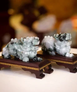 Cặp Tỳ Hưu Ngọc Phỉ Thúy (Ngọc Jadeite) - 2kg - M23501